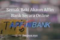 Semak Baki Akaun Affin Bank
