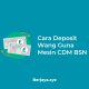 Cara Deposit Wang Guna Mesin CDM BSN
