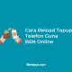 Cara Reload Topup Telefon Guna BSN Online