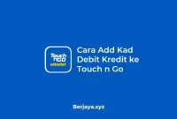 Cara Add Kad Debit Kredit ke Touch n Go